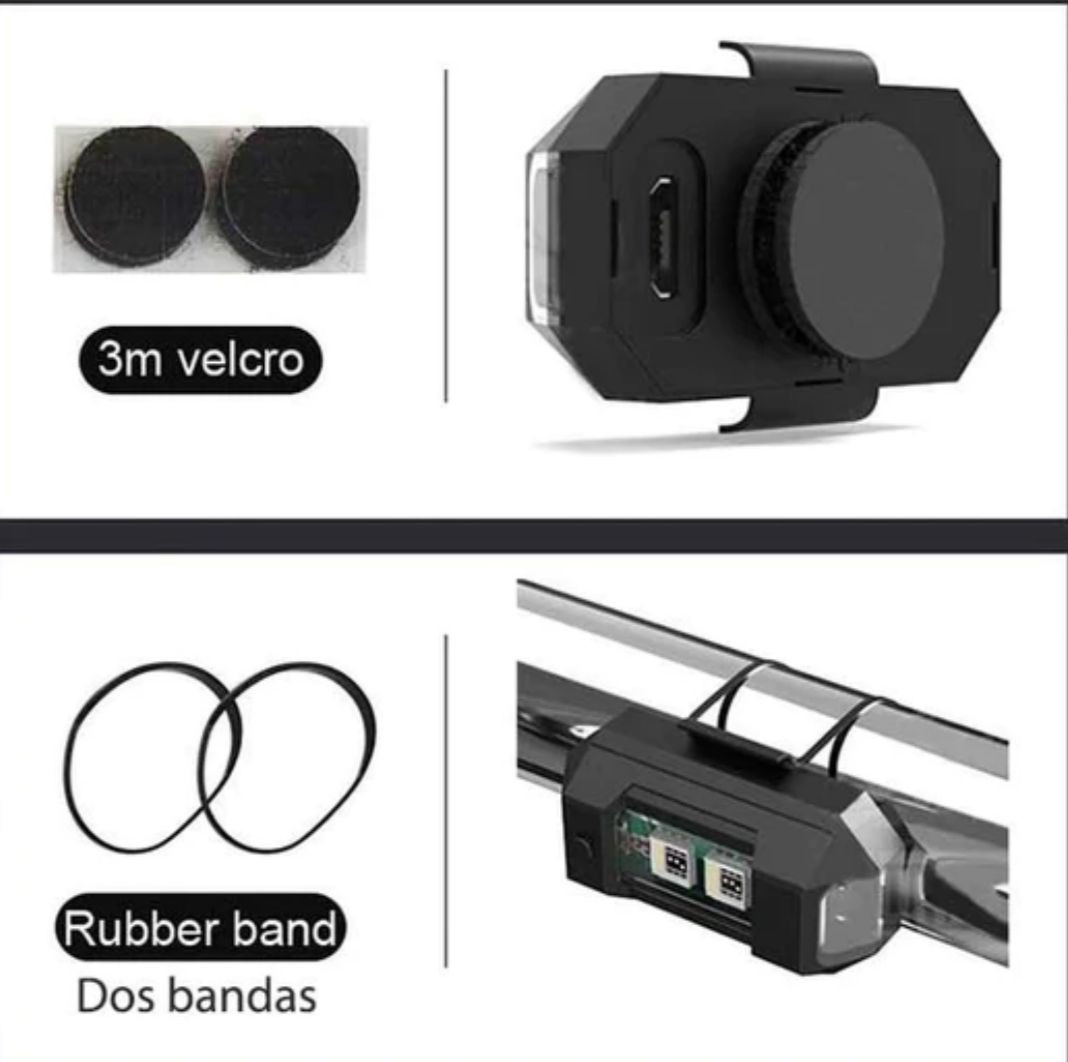Miniatura 3 de Luz trasera intermitente para bicicleta,